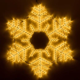 Фото #1 товара Фигура светодиодная ARD-SNOWFLAKE-M10-1000x900-504LED Warm (230V, 31W) (Ardecoled, IP65)