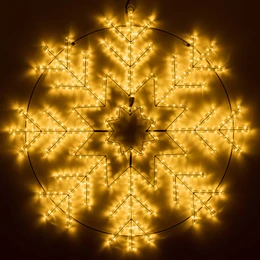 Фото #1 товара Фигура светодиодная ARD-SNOWFLAKE-M8-950x950-540LED Warm (230V, 33W) (Ardecoled, IP65)