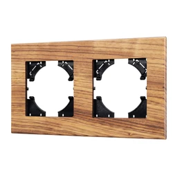 Фото #1 товара Рамка из натурального дерева FRM-XSILO-WD-2-SNL (Arlight, -)