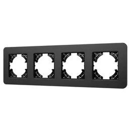 Фото #1 товара Рамка алюминиевая FRM-AKIRY-SFAL-4-BK (Arlight, -)