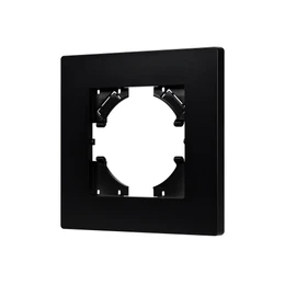 Фото #1 товара Рамка пластиковая FRM-PERIO-PL-1-BK (Arlight, -)