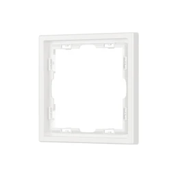 Фото #1 товара Рамка пластиковая FRM-NOBE-SFPL-1-WH (Arlight, Белый кварц)