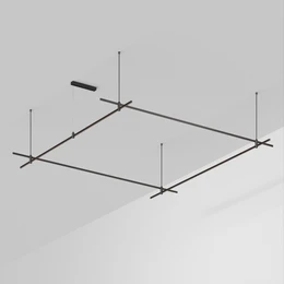 Фото #1 товара Основание ART-APRIORI-QUADRAT-ROD-800-3000x3000 (BK) (Arlight, IP20 Металл, 3 года)