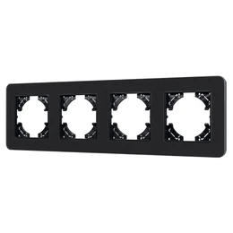 Фото #1 товара Рамка стеклянная FRM-OMALI-SFGS-4-BK (Arlight, -)