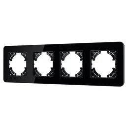 Фото #1 товара Рамка стеклянная FRM-OMALI-GS-4-BK (Arlight, -)