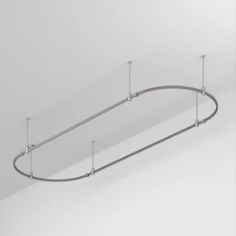 Фото #1 товара Основание ART-APRIORI-OVAL-ROD-400-3000x1000 (TN) (Arlight, IP20 Металл, 3 года)