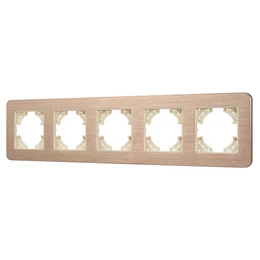 Фото #1 товара Рамка алюминиевая FRM-AKIRY-AL-5-GD (Arlight, -)