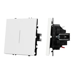 Фото #1 товара Механизм звонкового выключателя LED SWT-NOBE-MKR1-SFPL-L-WH (230V, 10A) (Arlight, Белый кварц)