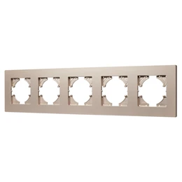 Фото #1 товара Рамка пластиковая FRM-PERIO-PL-5-GD (Arlight, -)