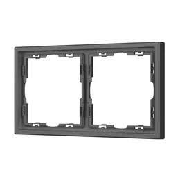 Фото #1 товара Рамка пластиковая FRM-NOBE-SFPL-2-GR (Arlight, Серый базальт)