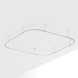 Фото #1 товара Основание ART-APRIORI-QUADRAT-SOFT-ROD-400-3500x3500 (OG) (Arlight, IP20 Металл, 3 года)