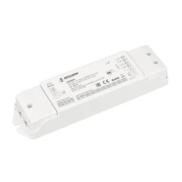 Фото #1 товара INTELLIGENT ARLIGHT Диммер SMART-CC-2042-RGBW-PD-SUF (12-48V, 4x350-1200mA, 2.4G) (IARL, Контроллер)