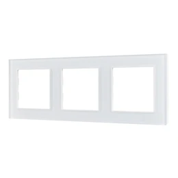 Фото #1 товара Рамка стеклянная FRM-GLARE-GS-3-WH (Arlight, -)