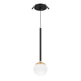 Фото #1 товара Светильник SP-BEADS-HANG-BUILT-T-R100-8W Warm3000 (BK-GD, 180 deg, 230V) (Arlight, IP20 Металл, 5 лет)