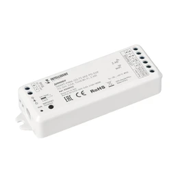Фото #1 товара INTELLIGENT ARLIGHT Диммер SMART-PWM-102-72-MIX-PD-SUF (12-36V, 2x5A, TUYA Wi-Fi, 2.4G) (IARL, Контроллер)