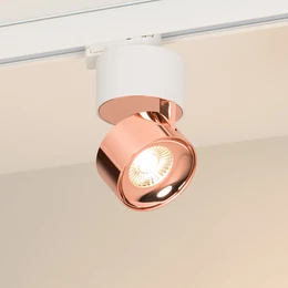 Фото #1 товара Светильник SP-PLURIO-TRACK-4TR-R77-9W Warm3000 (WH-COP, 36 deg, 230V) (Arlight, IP20 Металл, 3 года)