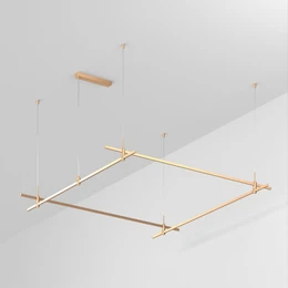 Фото #1 товара Основание ART-APRIORI-QUADRAT-HANG-2000x2000 (GD) (Arlight, IP20 Металл, 3 года)