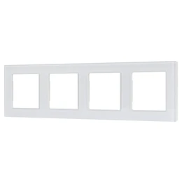 Фото #1 товара Рамка стеклянная FRM-GLARE-GS-4-WH (Arlight, -)