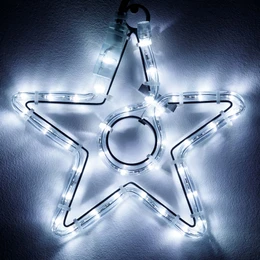 Фото #1 товара Фигура светодиодная ARD-STAR-M4-200x220-36LED White (230V, 2.5W) (Ardecoled, IP65)