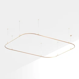 Фото #1 товара Основание ART-APRIORI-RECTANGLE-SOFT-HANG-4500x3500 (GD) (Arlight, IP20 Металл, 3 года)