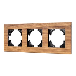 Фото #1 товара Рамка из натурального дерева FRM-XSILO-WD-3-SNL (Arlight, -)