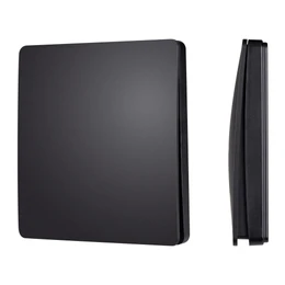 Фото #1 товара INTELLIGENT ARLIGHT Кнопочная панель KINETIC-801-22-1G-WP-SUF Black (No battery, IP67, 433Mhz) (IARL, IP67 Пластик, 3 года)