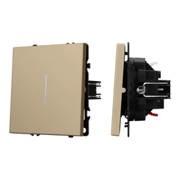 Фото #1 товара Механизм звонкового выключателя LED SWT-NOBE-MKR1-SFPL-L-GD (230V, 10A) (Arlight, Золотой песок)
