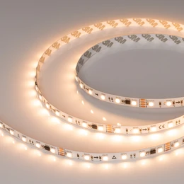 Фото #1 товара Светодиодная лента SPI-B60-10mm 24V Warm2700-PX6-RAM (15 W/m, IP20, 5060, 5m) (Arlight, бегущий огонь)