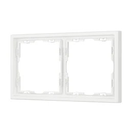 Фото #1 товара Рамка пластиковая FRM-NOBE-SFPL-2-WH (Arlight, Белый кварц)