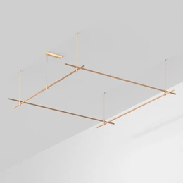 Фото #1 товара Основание ART-APRIORI-QUADRAT-ROD-800-3000x3000 (GD) (Arlight, IP20 Металл, 3 года)