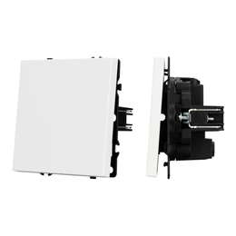 Фото #1 товара Механизм выключателя одноклавишный перекрёстный SWT-NOBE-MKX1-SFPL-WH (230V, 10A) (Arlight, Белый кварц)