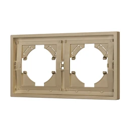 Фото #1 товара Рамка пластиковая FRM-TENDO-SFPL-2-GD (Arlight, Матовый песочный)