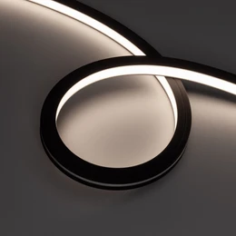 Фото #1 товара Светодиодная лента герметичная NOVA-TOP-BLACK-A120-16x15mm 24V Day4000 (10 W/m, IP67, 2835, 5m, wire x2) (Arlight, Вывод боковой, 5 лет)