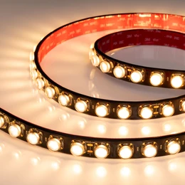 Фото #1 товара Светодиодная лента герметичная FLT-PS-A42-BLACK-23mm 24V Warm2700 (21 W/m, IP67, 30deg, 5m) (Arlight, -)