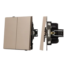 Фото #1 товара Механизм выключателя управления шторами SWT-TENDO-MKR2-PL-GD (230V, 10A) (Arlight, Песочный)