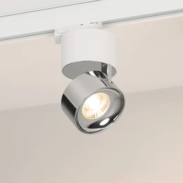 Фото #1 товара Светильник SP-PLURIO-TRACK-4TR-R77-9W Day4000 (WH-CHR, 36 deg, 230V) (Arlight, IP20 Металл, 3 года)