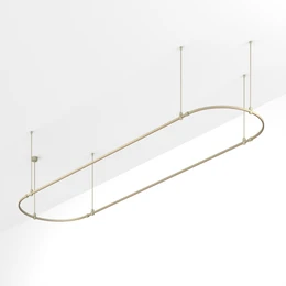 Фото #1 товара Основание ART-APRIORI-OVAL-ROD-800-4000x1000 (OG) (Arlight, IP20 Металл, 3 года)