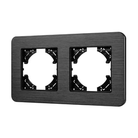 Фото #1 товара Рамка алюминиевая FRM-AKIRY-AL-2-BK (Arlight, -)