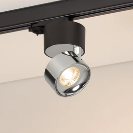 Фото #1 товара Светильник SP-PLURIO-TRACK-4TR-R77-9W Warm3000 (BK-CHR, 36 deg, 230V) (Arlight, IP20 Металл, 3 года)