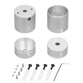 Фото #1 товара Крепление MOONLIGHT-VT-CEILING-DL-D30-SILVER (Arlight, Алюминий)