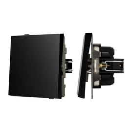 Фото #1 товара Механизм выключателя одноклавишный перекрёстный SWT-TENDO-MKX1-PL-BK (230V, 10A) (Arlight, Черный)