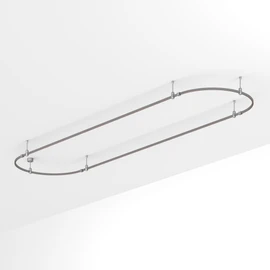 Фото #1 товара Основание ART-APRIORI-OVAL-ROD-200-4000x1000 (TN) (Arlight, IP20 Металл, 3 года)