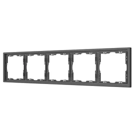 Фото #1 товара Рамка пластиковая FRM-NOBE-SFPL-5-GR (Arlight, Серый базальт)