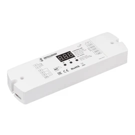 Фото #1 товара INTELLIGENT ARLIGHT Контроллер SMART-SPI-302-82-2G-SH-PS-SUF (5-24V, 2.4G) (IARL, IP20 Пластик, 5 лет)