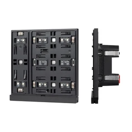 Фото #1 товара INTELLIGENT ARLIGHT Механизм панели KNX-303-22-IN Black (Bus) (IARL, IP20 Пластик, 2 года)