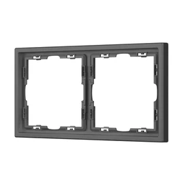 Фото #1 товара Рамка пластиковая FRM-NOBE-SFPL-2-GR (Arlight, Серый базальт)