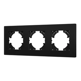 Фото #1 товара Рамка пластиковая FRM-PERIO-PL-3-BK (Arlight, -)