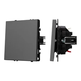 Фото #1 товара Механизм звонкового выключателя SWT-NOBE-MKR1-SFPL-GR (230V, 10A) (Arlight, Серый базальт)