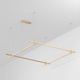 Фото #1 товара Основание ART-APRIORI-QUADRAT-HANG-2000x2000 (GD) (Arlight, IP20 Металл, 3 года)