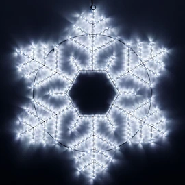 Фото #1 товара Фигура светодиодная ARD-SNOWFLAKE-M10-1000x900-504LED White (230V, 31W) (Ardecoled, IP65)